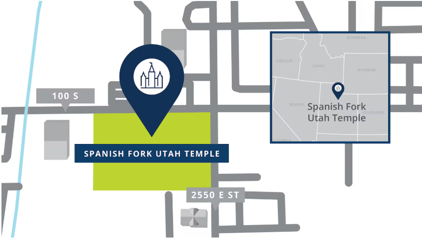 Church of Jesus Christ announces location of Spanish Fork Utah Temple